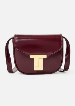 TARA JARMON Sac 8 Bis Mini En Cuir Bordeaux Online