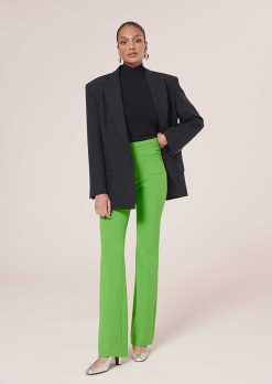 TARA JARMON Pantalon En Toile Double Vert Phoenix Hot